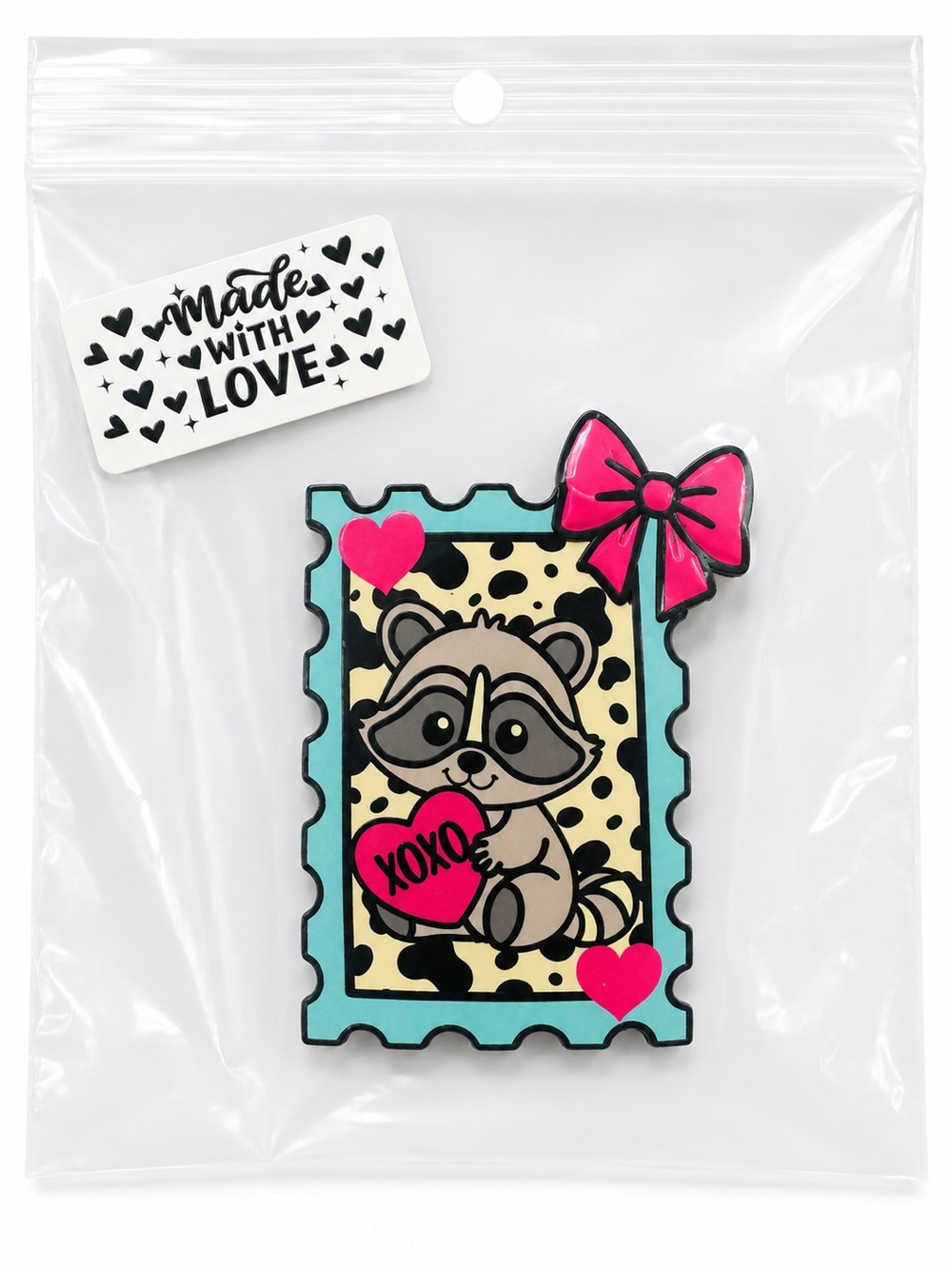 Handmade Raccoon XOXO Car Freshie – Butt Naked Scent